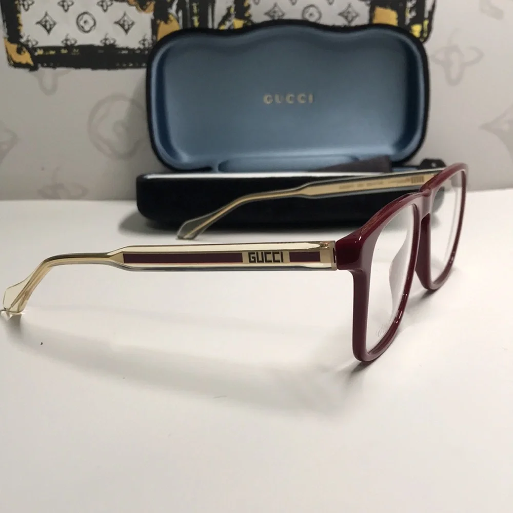 Gucci Burgundy Eyeglasses GG0561o 003